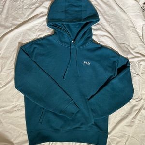 Blue FILA hoodie